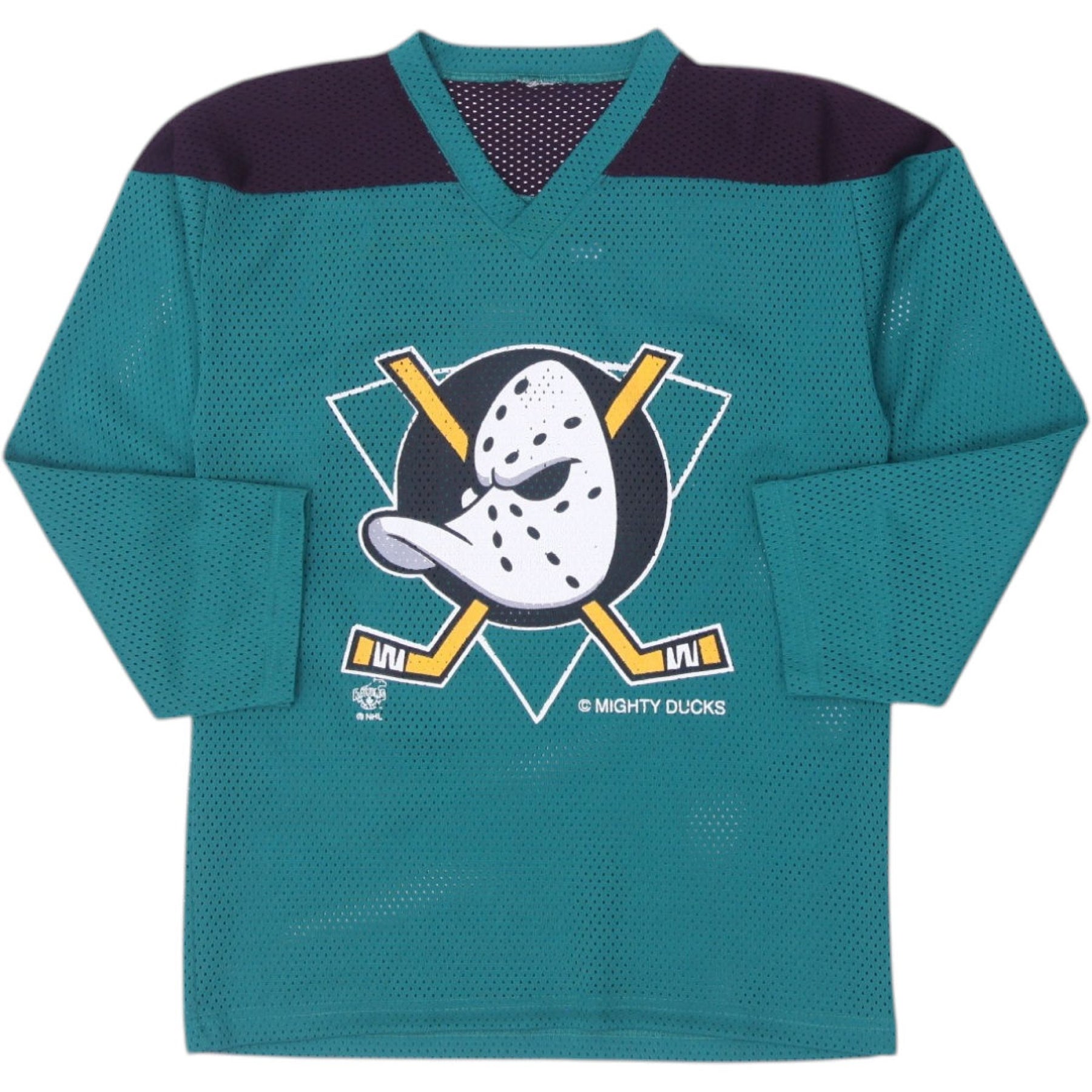 1994 Anaheim Mighty Ducks T-shirt vintage des années 1990 Gildan Trench 1994 Anaheim Mighty Ducks T-shirt vintage des années 1990 Gildan Trench