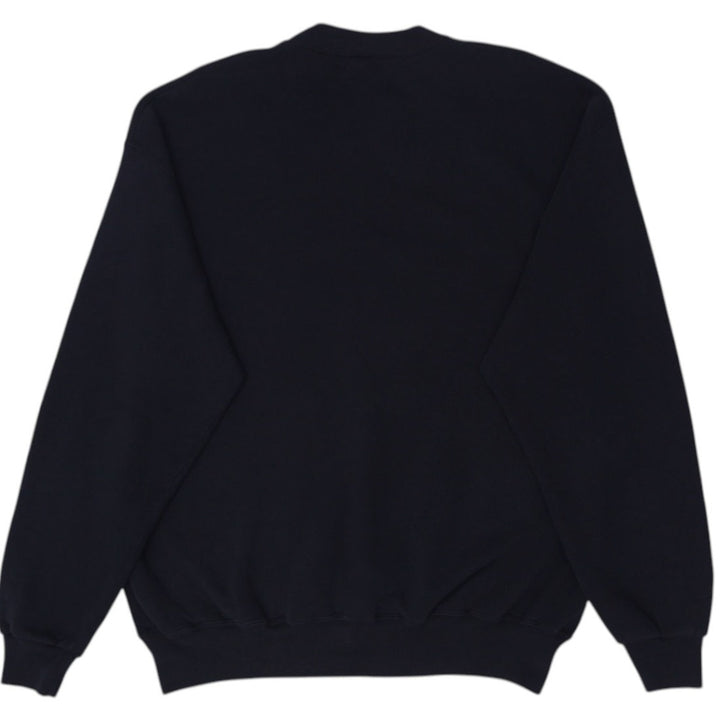 Vintage Russell Athletic Sweatshirt Black Crew Neck Size XL | Migration_Sweatshirts - Side View | Fashion Rerun