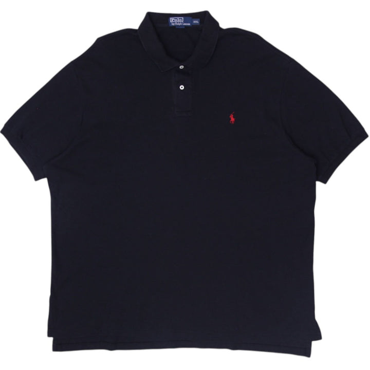 Mens Ralph Lauren Polo Black Short Sleeve Iconic Embroidered Classic Size XXL