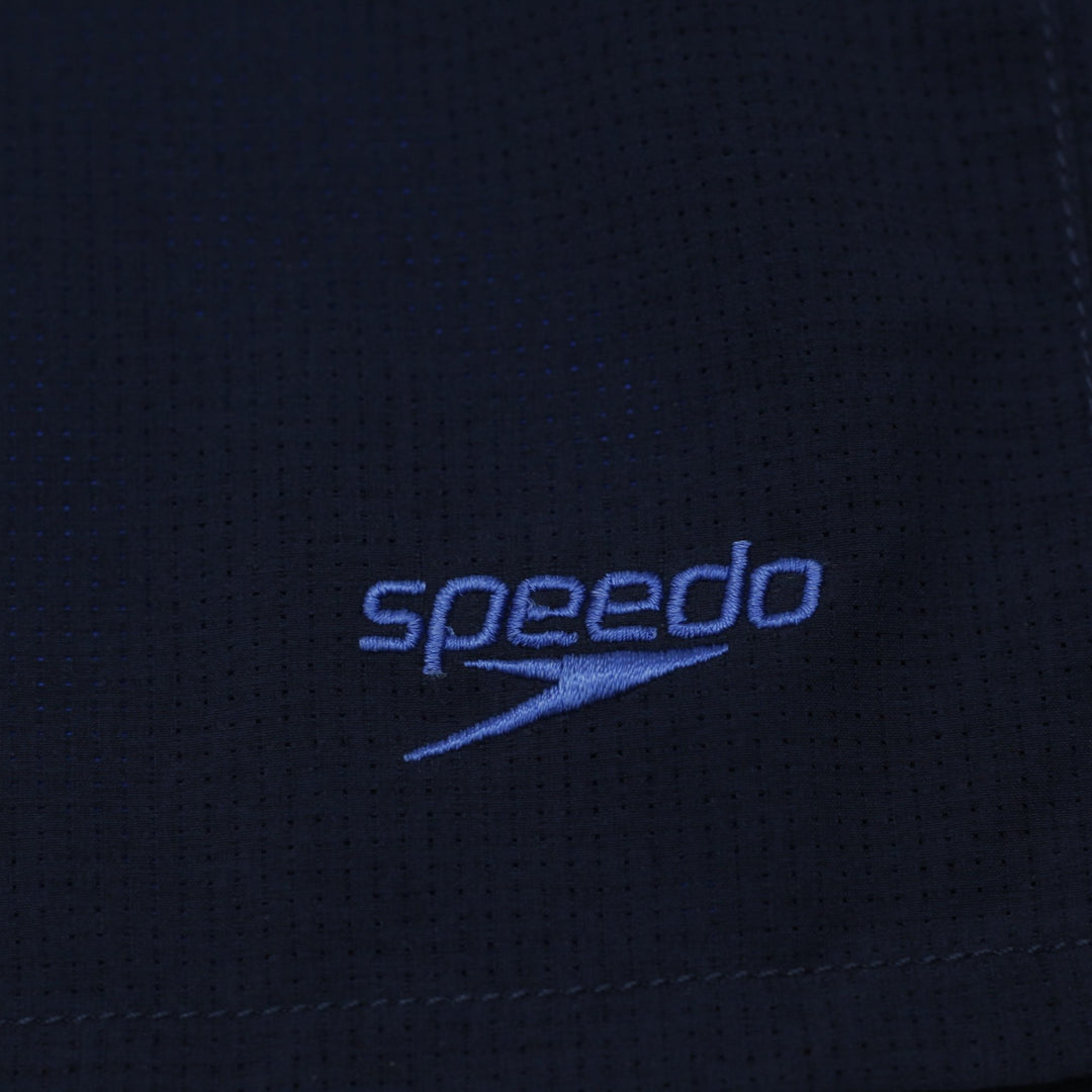 Mens Speedo FIT TurboDri Swim Shorts Navy & Cobalt Blue Compression Liner Small