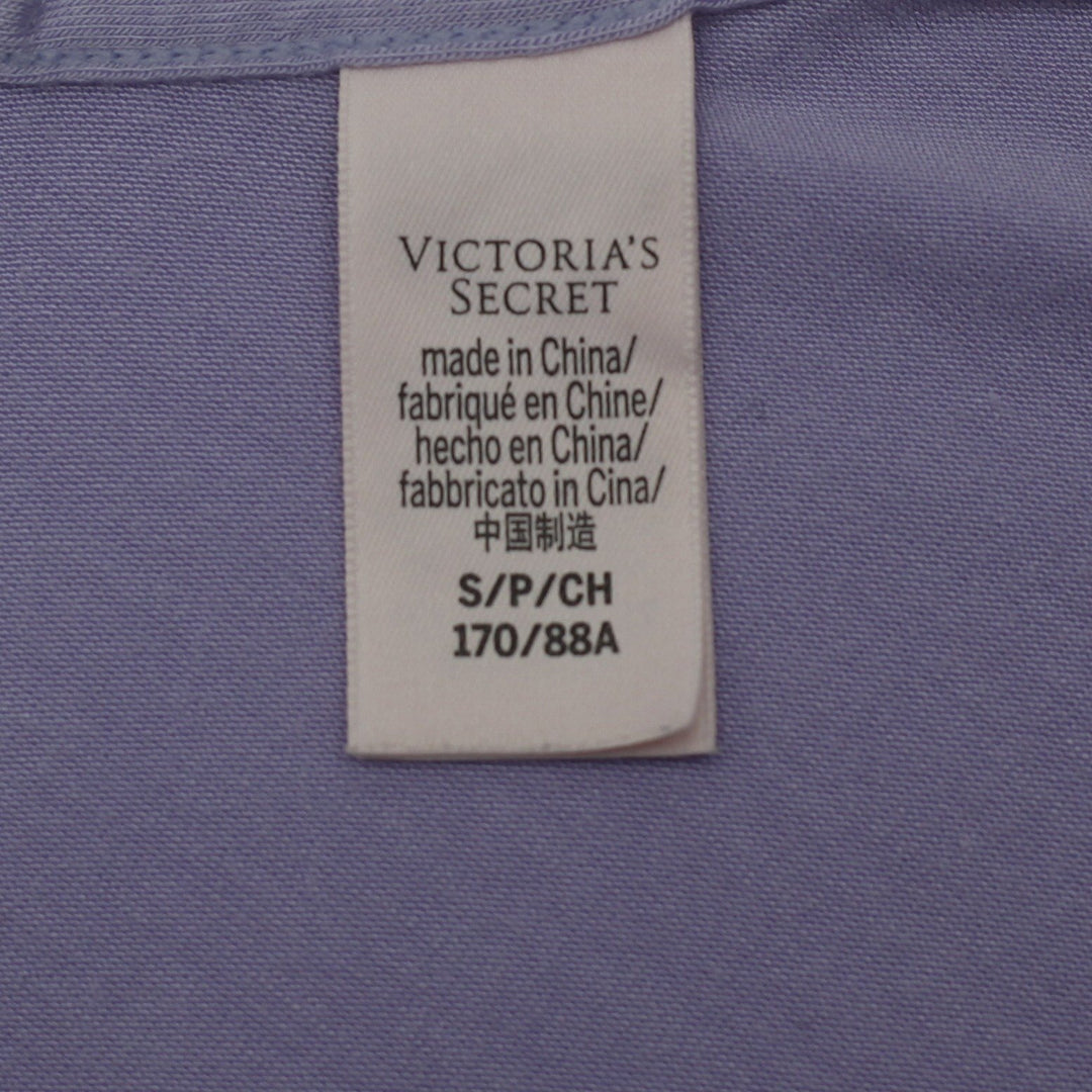 Y2K Ladies Victorias Secret Lavender Lilac Lace Trim Strappy Back Camisole Top S