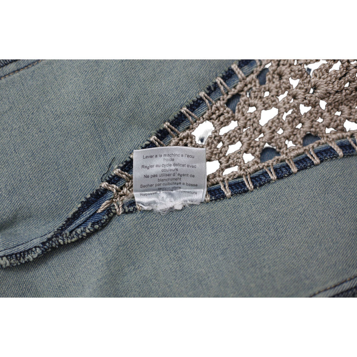 Crochet Detail Denim Jacket Size S | Migration_Jackets - View 8 | Fashion Rerun