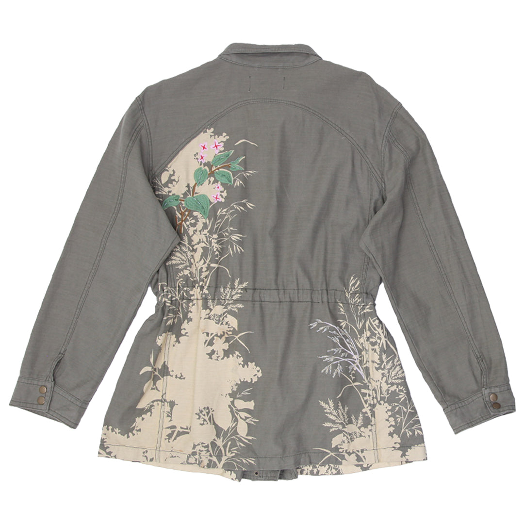 Ladies Anthropologie Olive Green Utility Jacket