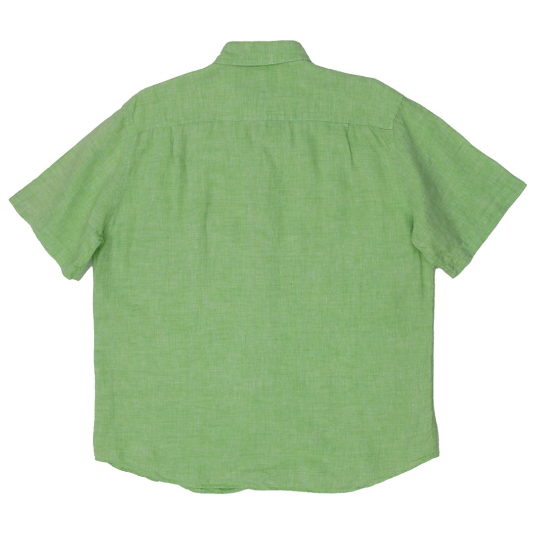 Mens McNeal Pure Linen Short Sleeve Shirt - Fashion Rerun Vintage Migration_Shirt