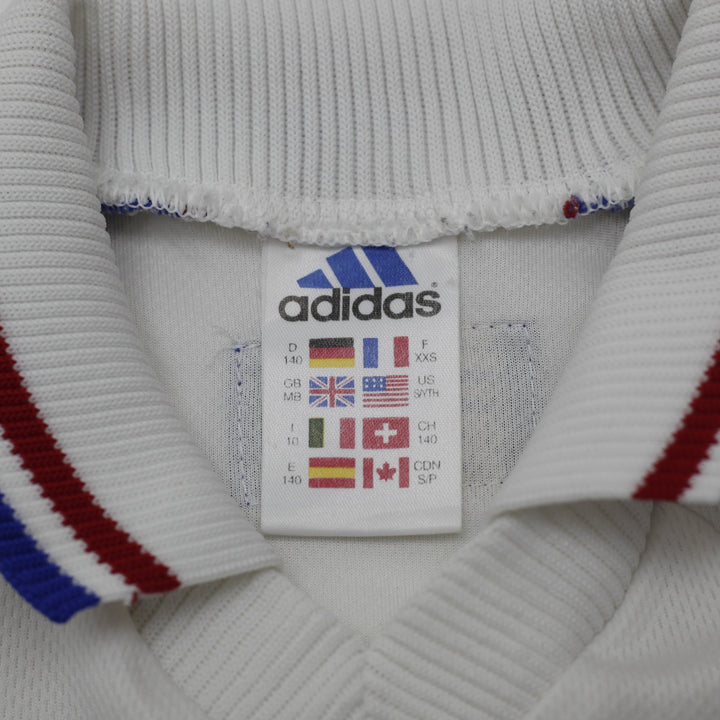 Vintage 1999-2000 Boys France Away Soccer Jersey Size 10 | Migration_Jerseys - Back View | Fashion Rerun