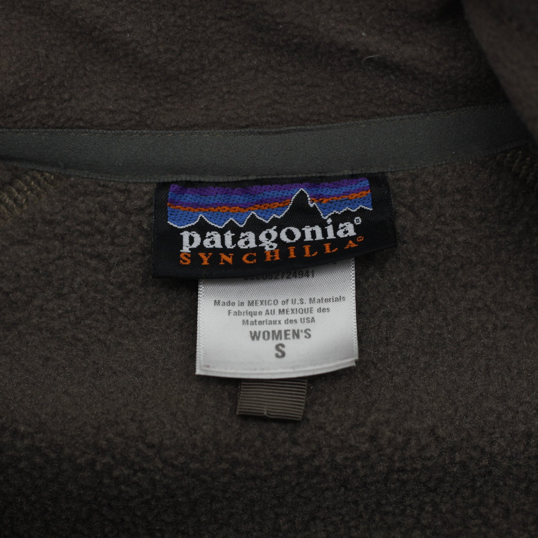 Ladies Patagonia Synchilla Full Zip Fleece Vest Size S