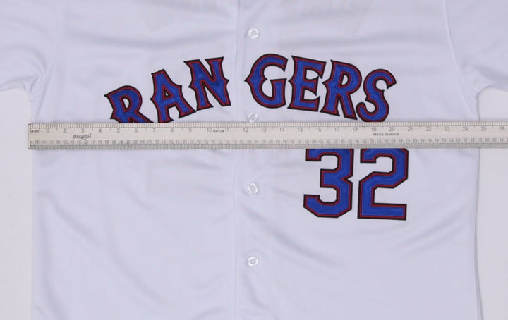 Vintage Majestic Texas Rangers Hamilton #32 Baseball Jersey Size 54 | Migration_Jerseys - Detail View | Fashion Rerun