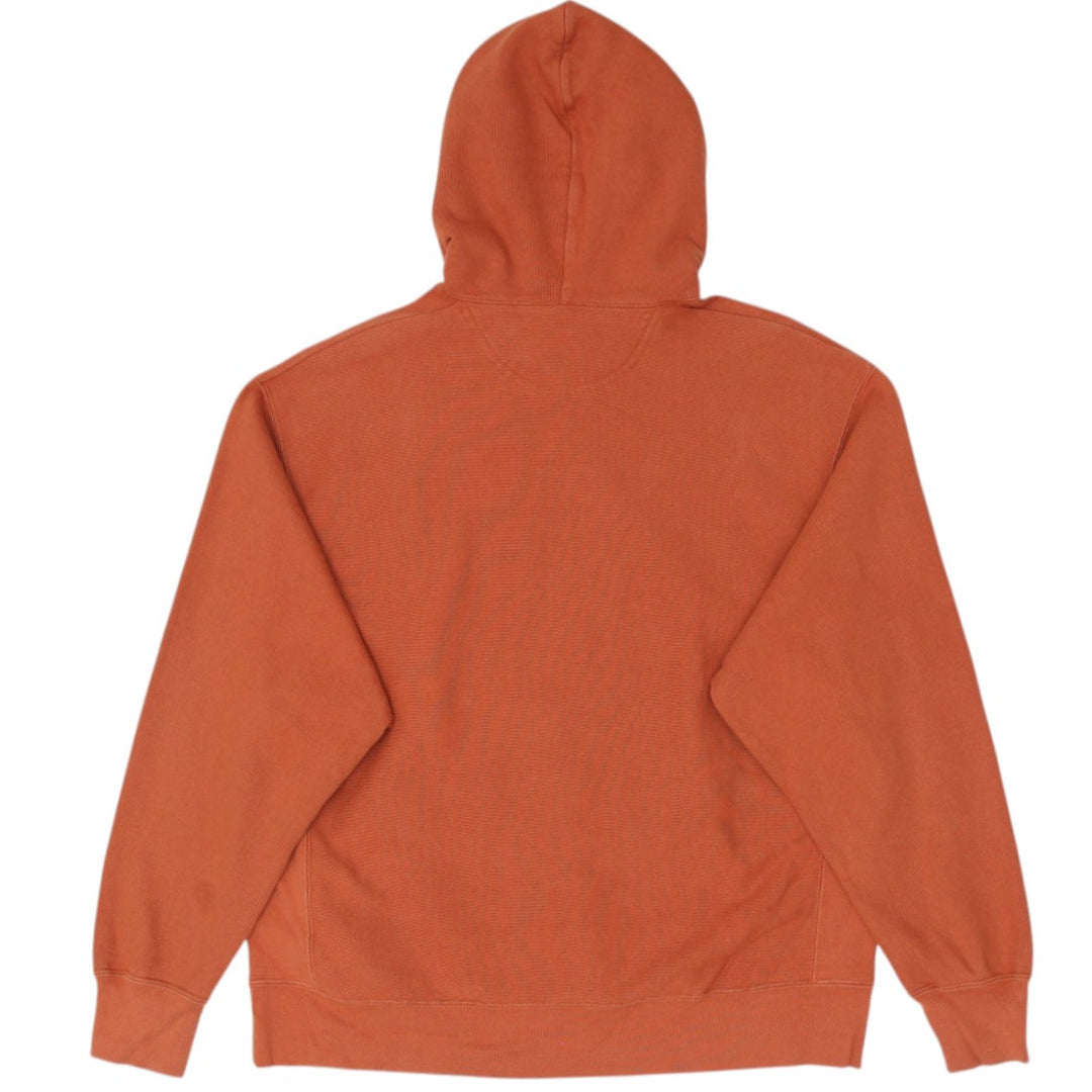Vintage Champion Original Reverse Weave Orange Pullover Hoodie L | Migration_Hoodies - Side View | Fashion Rerun