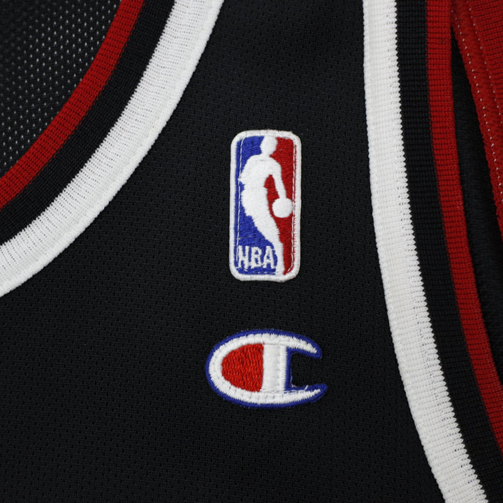 Vintage Champion Rodman # 91 NBA Bulls Black Jersey | Migration_Jerseys - Back View | Fashion Rerun