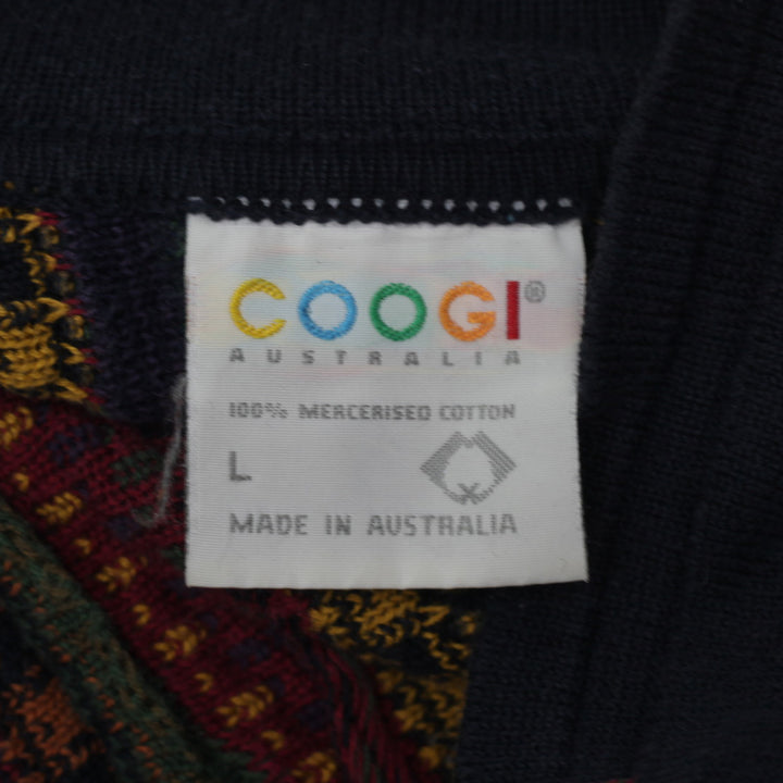 Vintage Coogi Quarter Zip Collared Knit Sweater L - Fashion Rerun Vintage Migration_Sweaters