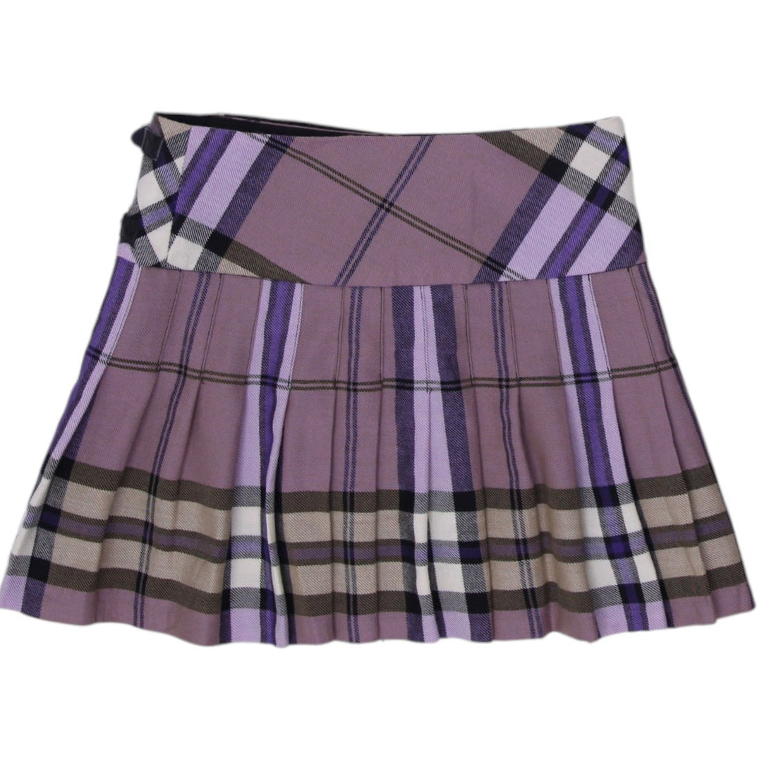 Y2K Ladies John Morrison Kilt Plaid Mini Skirt Size XS | Migration_Skirts - Side View | Fashion Rerun