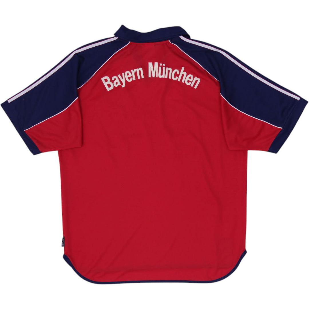 Vintage Mens 90s Adidas FC Bayern Munich Jersey Red Soccer Logo Opel