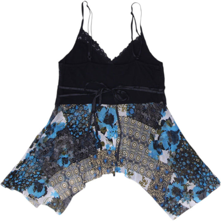 Y2K Ladies Jus d'Orange Lace Cami Top French Designer Goth