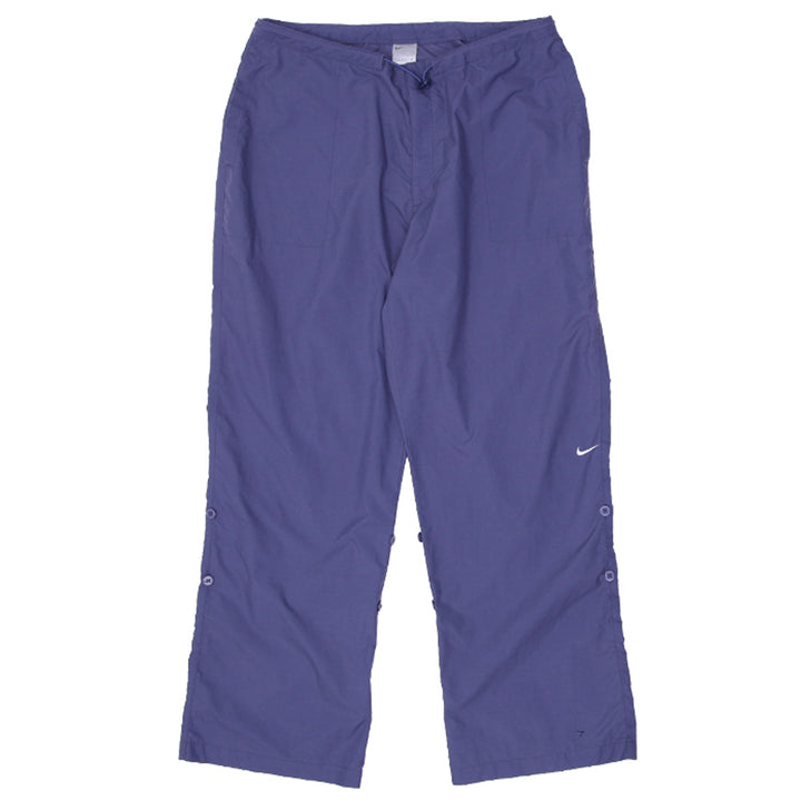 Vintage Ladies Embroidered Nike Logo Nylon Pants