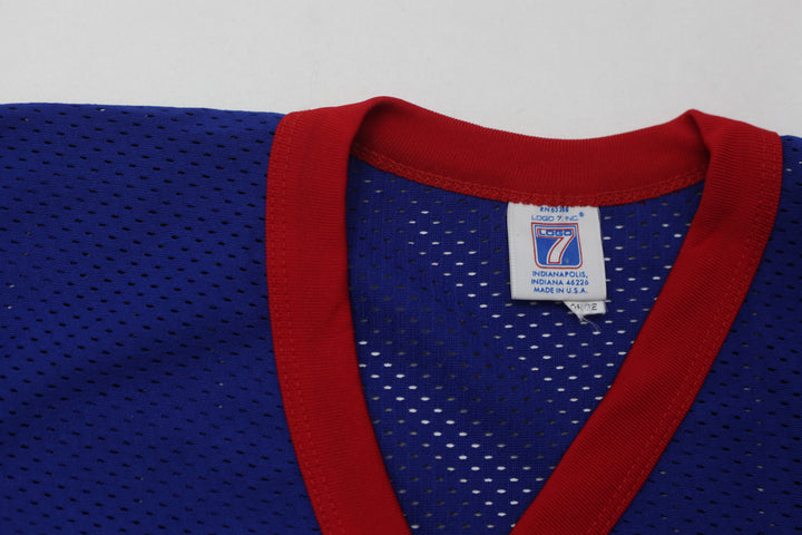 Vintage Logo 7 Made In USA #56 Mesh Jersey