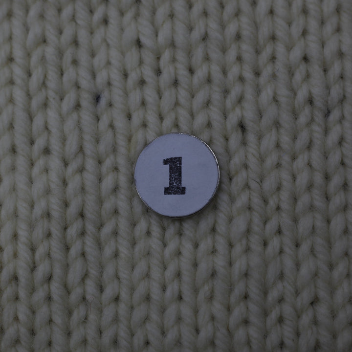 Vintage Ladies Blue Checkered Wool Knit Full Zip Winter Sweater Size L | Migration_Knitwear & Sweaters - Alte | Fashion Rerun