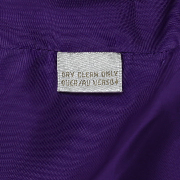 Y2K Ladies Dana Buchman 100% Silk Vest Top Vibrant Purple Tailored Sleeveless 10