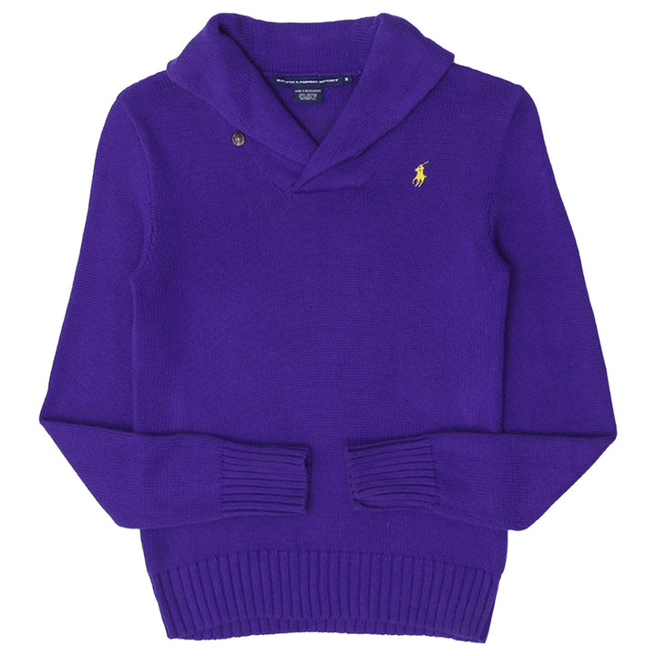 Vintage Ladies Ralph Lauren Sports Cowl Neck Knit Sweater - Fashion Rerun Vintage Migration_Sweaters