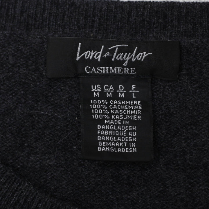 Ladies Lord & Taylor 100% Cashmere Front Button Sweater