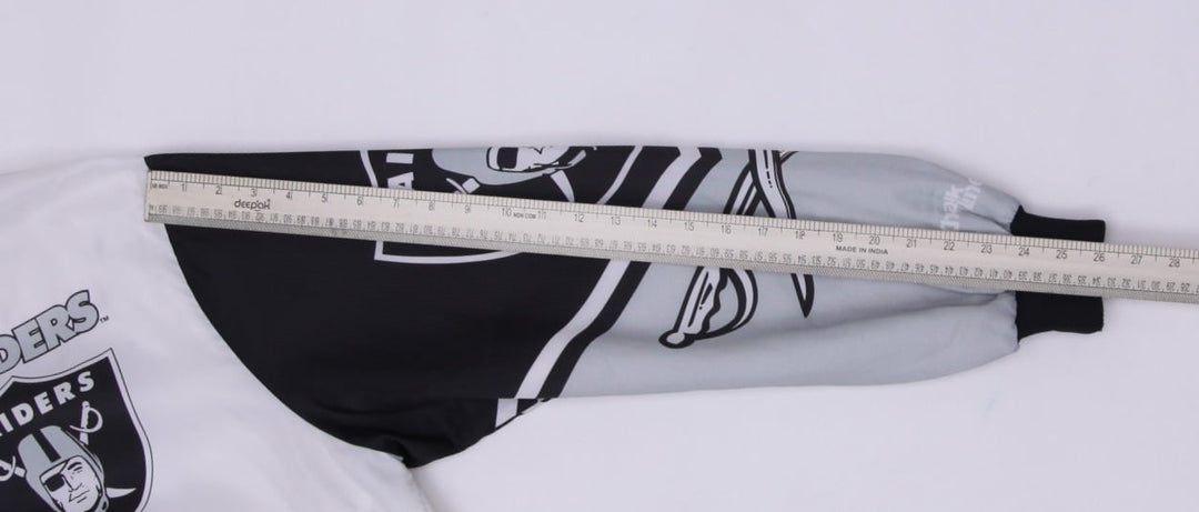 Vintage 90s Chalk Line Los Angeles/Oakland Raiders Fanimation Bomber Jacket XL