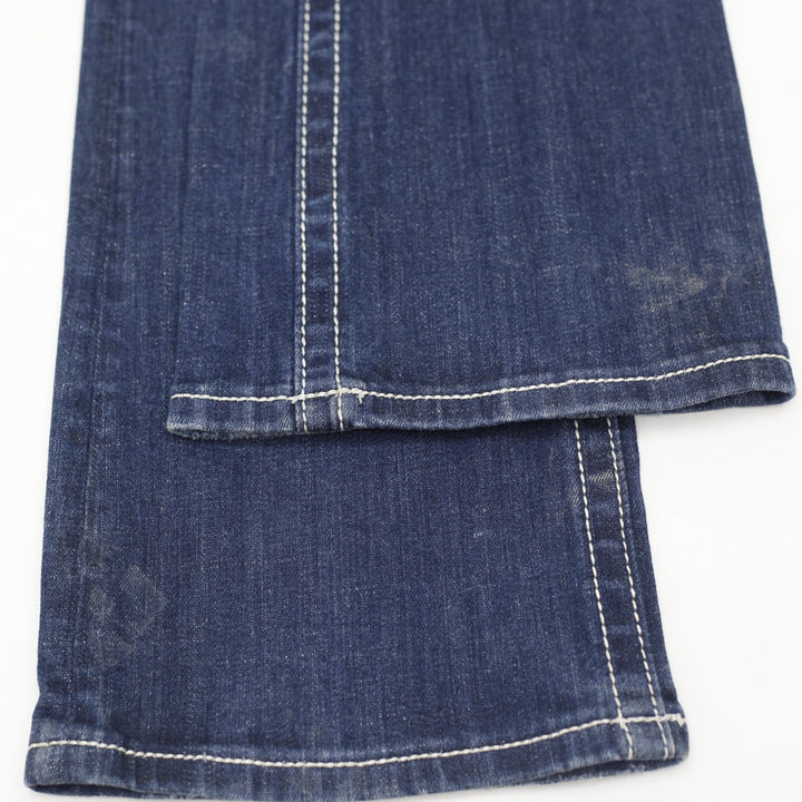 Y2K Ladies Miss Me Boot Mid Rise Studded Pocket Denim Jeans Size 27
