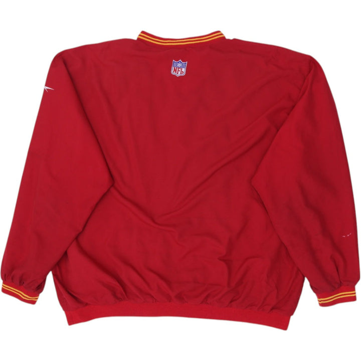 Vintage Reebok Kansas City Chiefs Sideline Quarter Zip Jacket XXL | Migration_Jackets - Side View | Fashion Rerun