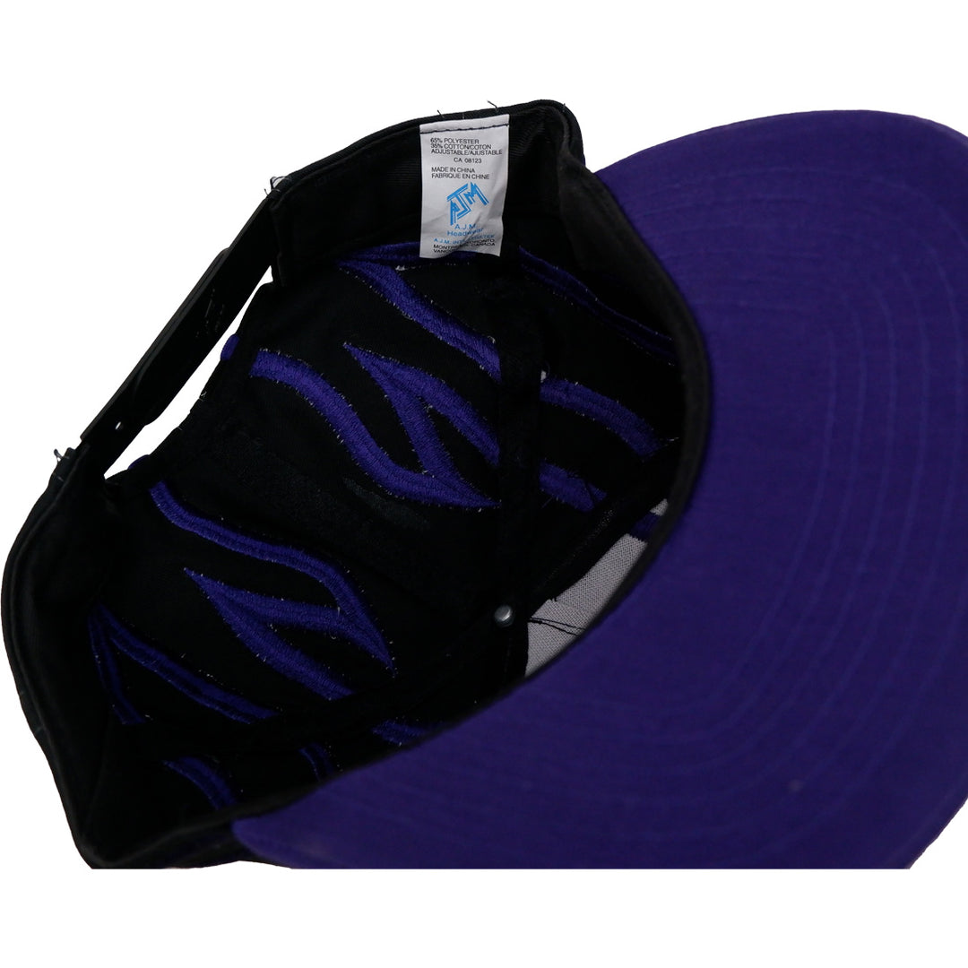 Mens Wood Motors Ford Racing Purple Flames Cap