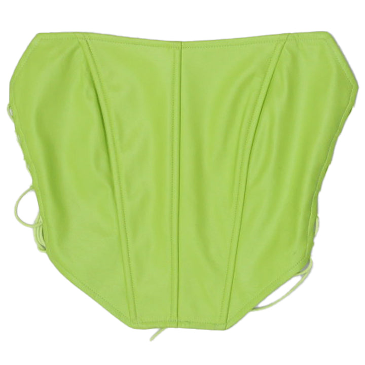 Y2K Ladies Tiger Mist. Adjustable Side Tie Tube Top