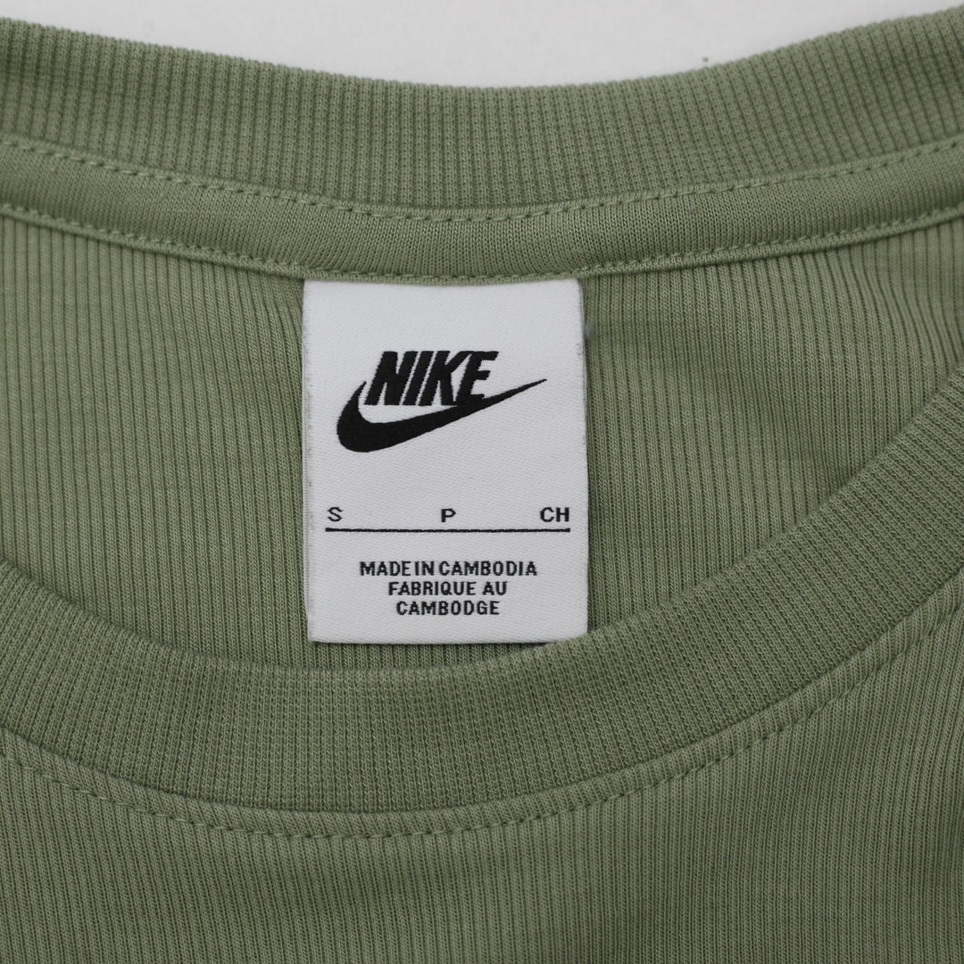 Ladies Nike Sportswear Essential Ribbed Crop Tank Top Size S