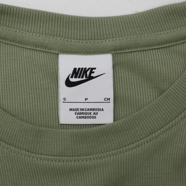 Ladies Nike Sportswear Essential Ribbed Crop Tank Top Size S