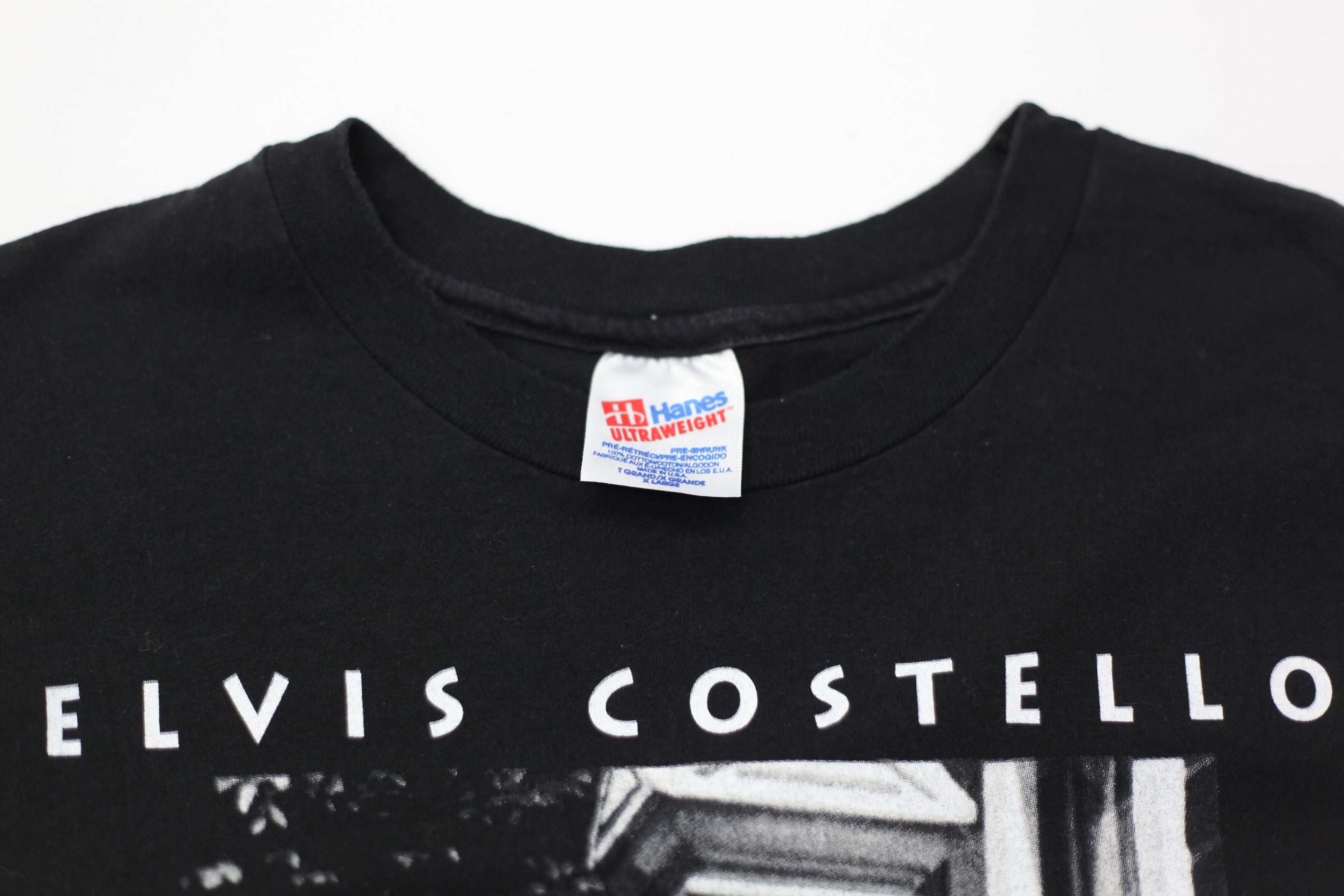 【未使用】エルビス・コステロ「ブルータル・ユース」　Tシャツ Shop Vintage Elvis Costello Brutal Youth T-Shirt S.Stitch Made In