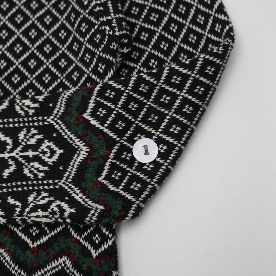 Vintage Talbots Nordic Fair Isle 100% Cotton Sweater | Migration_Jumper & Knitwear - Detail View | Fashion Rerun