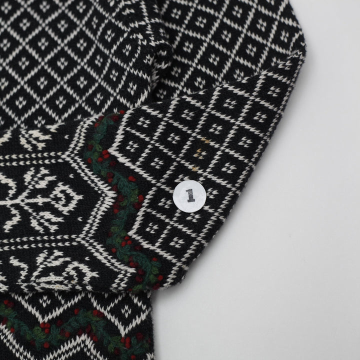 Vintage Talbots Nordic Fair Isle 100% Cotton Sweater | Migration_Jumper & Knitwear - Detail View | Fashion Rerun