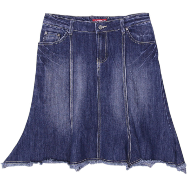 Y2K Ladies Lonky Denim Midi Skirt