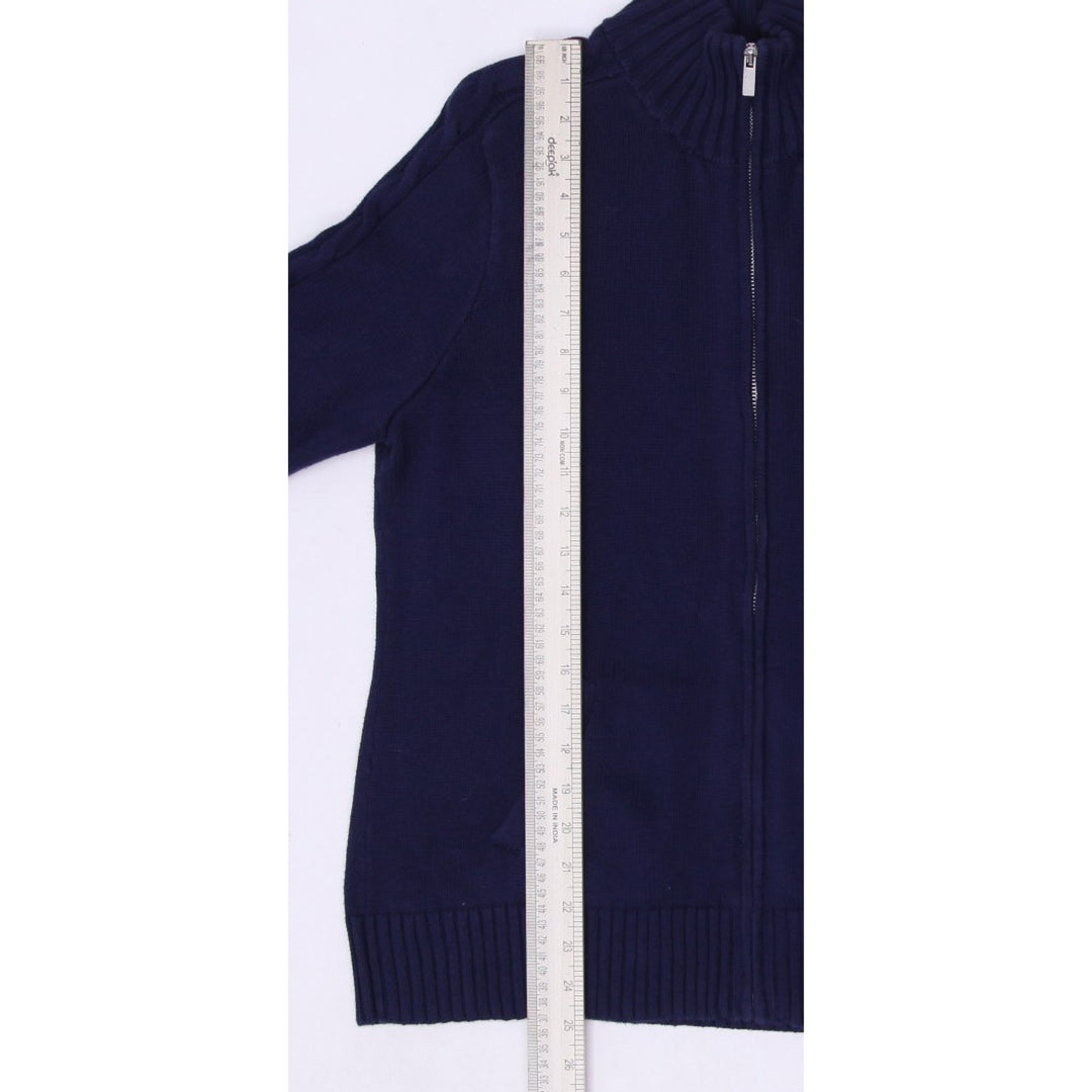 Vintage Ralph Lauren Sport Sweater Navy Full Zip Cotton XL | Migration_Jumper & Knitwear RL Collection - Alte | Fashion Rerun