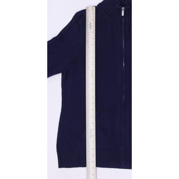 Vintage Ralph Lauren Sport Sweater Navy Full Zip Cotton XL | Migration_Jumper & Knitwear RL Collection - Alte | Fashion Rerun