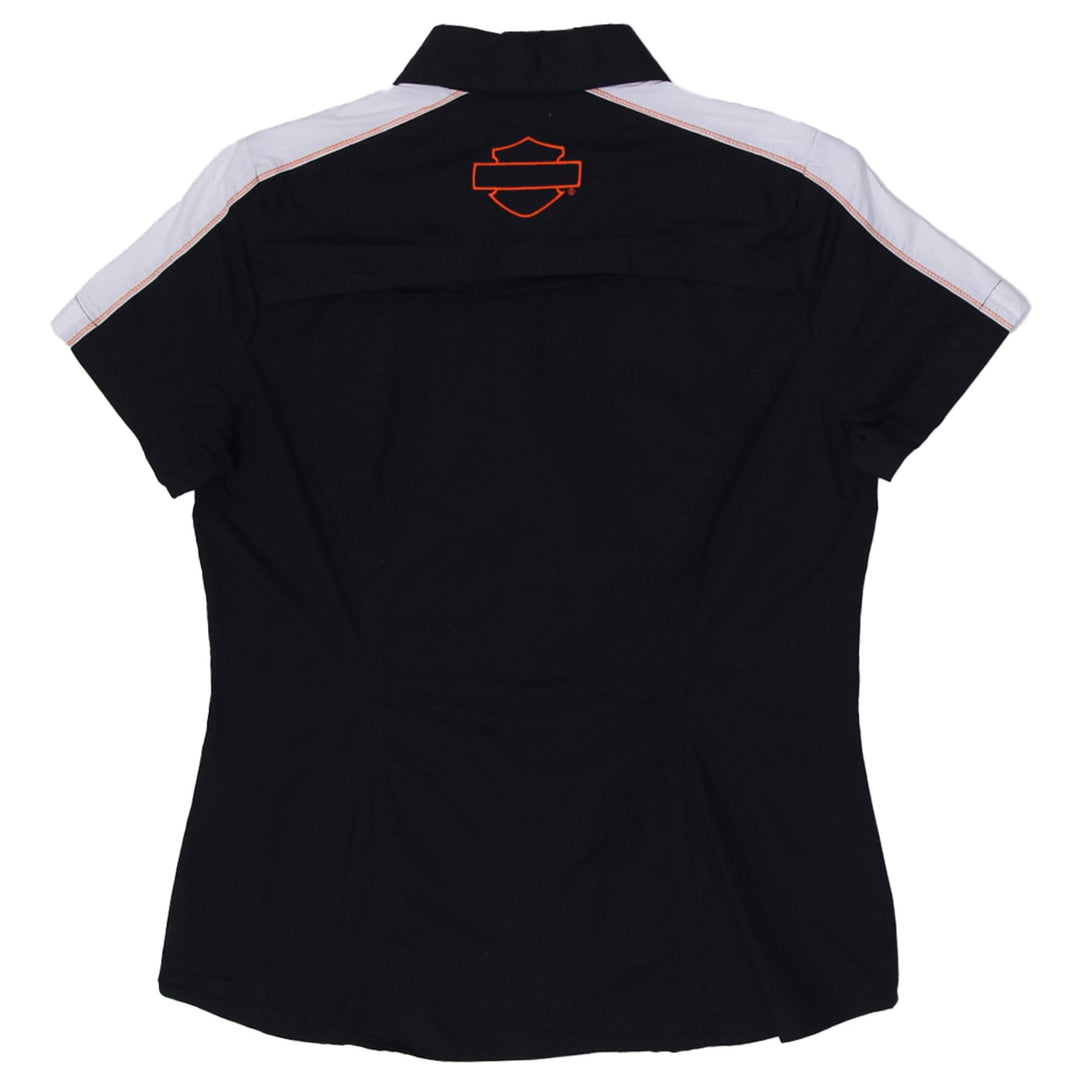 Ladies Embroidered Harley Davidson Full Zip Blouse