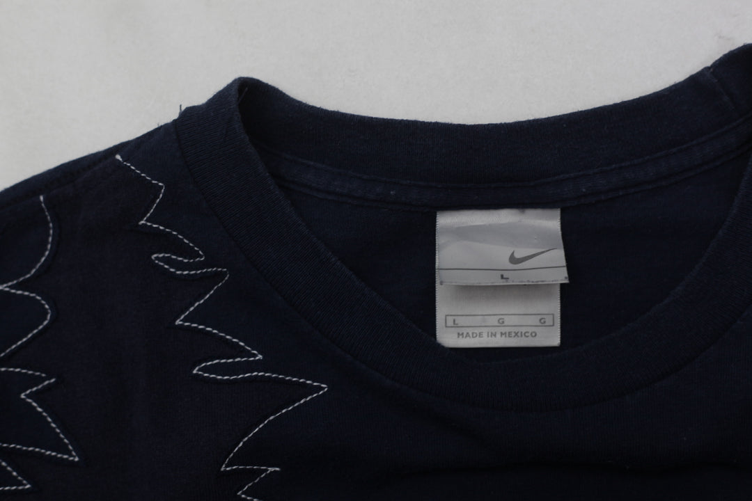 Rework Zig Zag Pattern Patch Nike Mens T-Shirts PR251