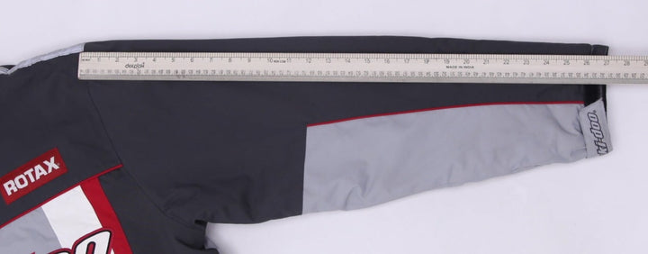 Vintage Ski-Doo Snowmobile Jacket Padded Insulated R.P.M. BRP Grey White Red M | Migration_Jackets - View 11 | Fashion Rerun