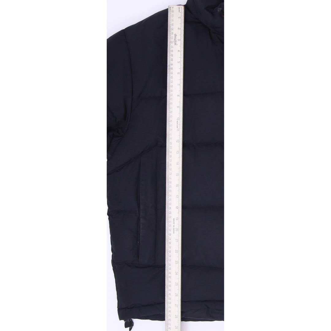 Vintage 90s Polo Sport Ralph Lauren Black Down Puffer Jacket Flag Logo
