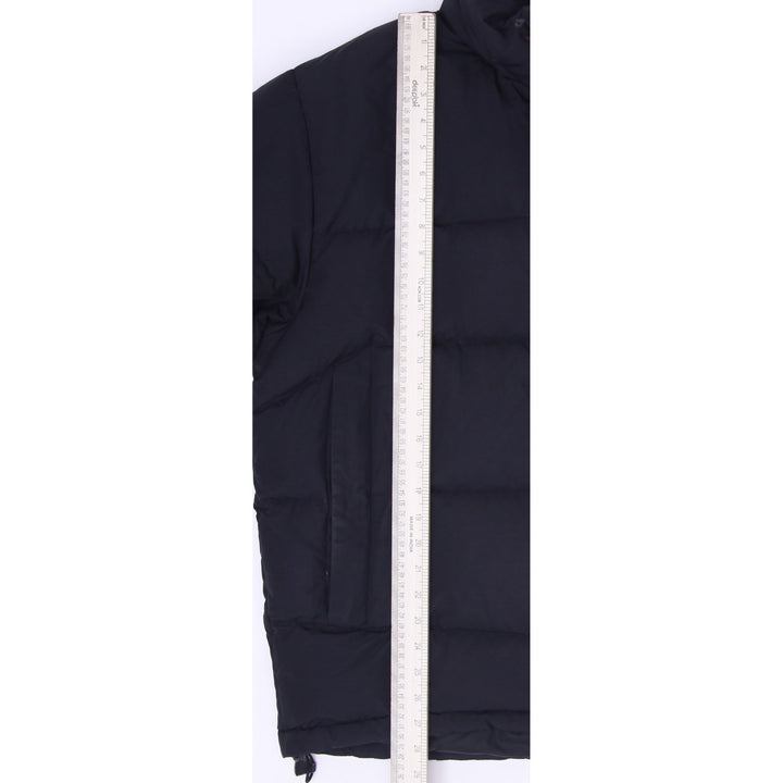 Vintage 90s Polo Sport Ralph Lauren Black Down Puffer Jacket Flag Logo