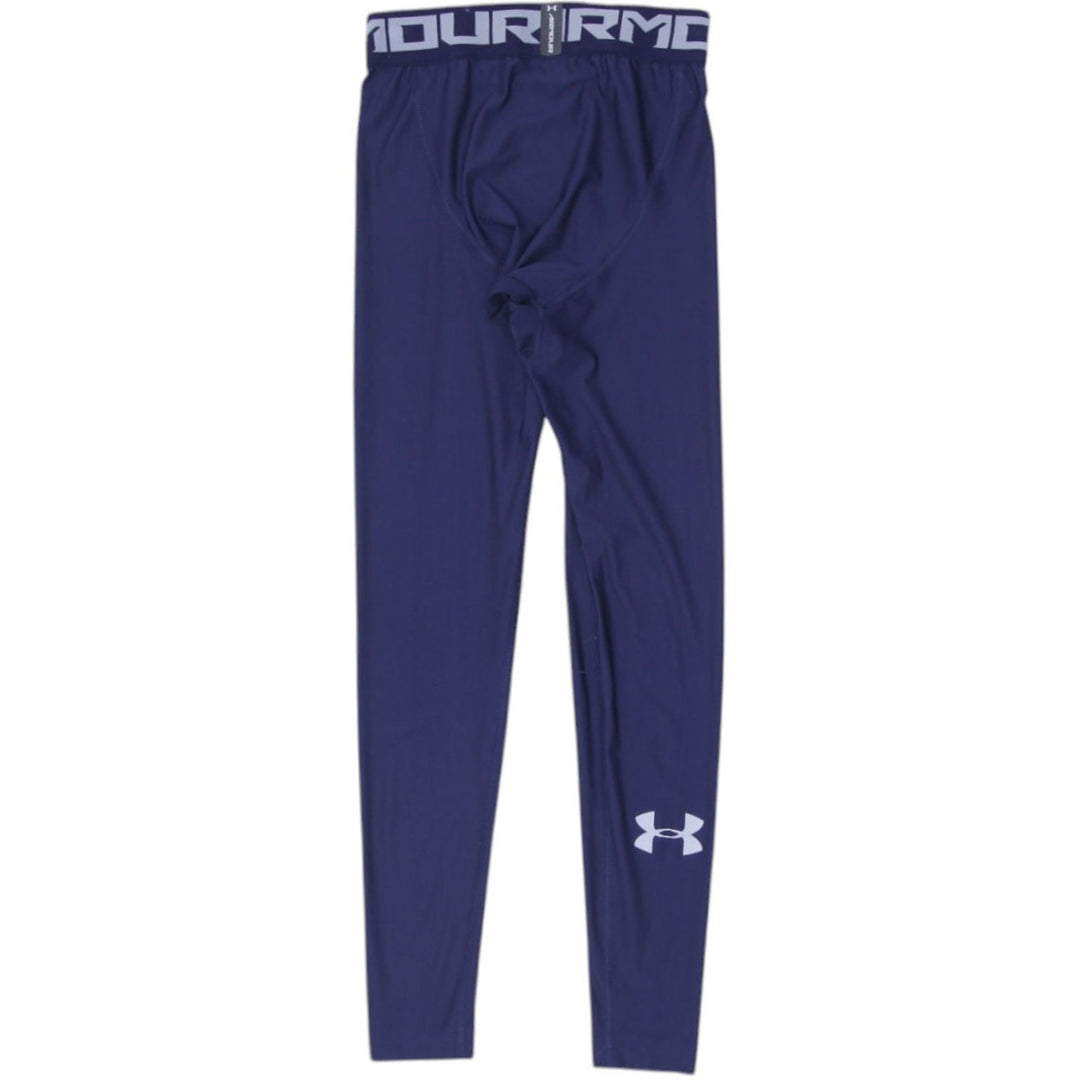 Mens Under Armour Tights Navy Compression Quick Dry Activewear