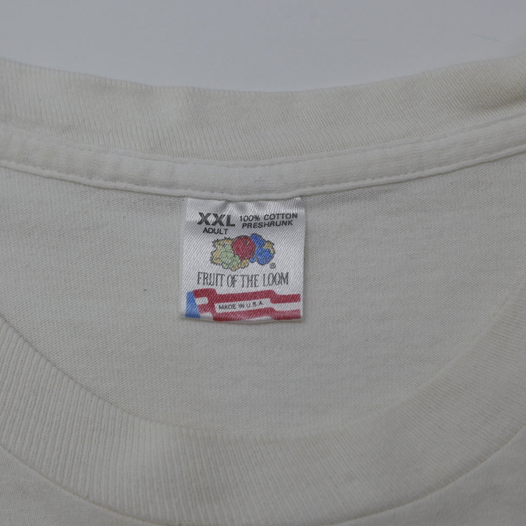 Vintage 1995 Harry Caray Unplugged Summer Tour T-Shirt Made in USA Size XXL | Migration_T-Shirts - Back View | Fashion Rerun