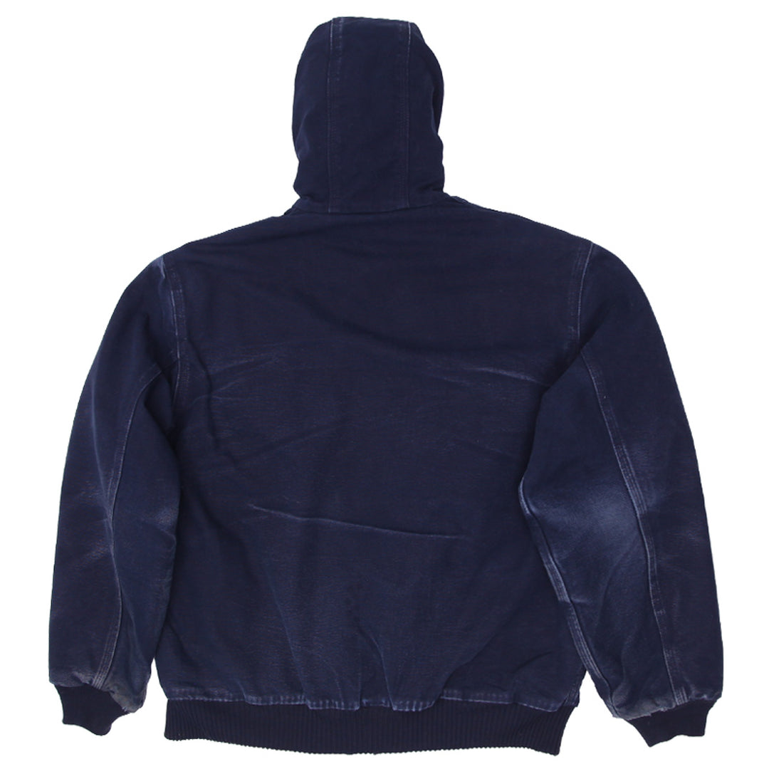 Mens Carhartt J140 DNY Quilt Lined Hooded Work Jacket Made In USA - Fashion Rerun Vintage Migration_Jacket