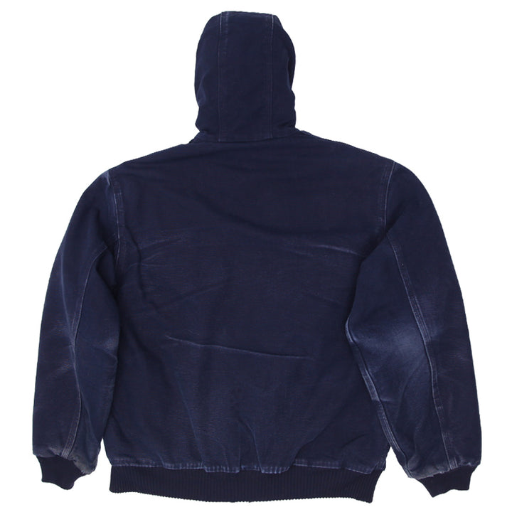 Mens Carhartt J140 DNY Quilt Lined Hooded Work Jacket Made In USA - Fashion Rerun Vintage Migration_Jacket