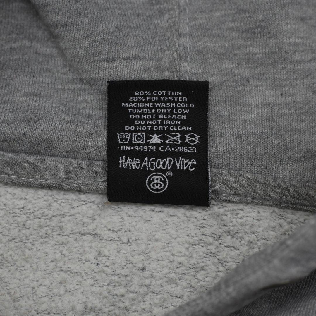 Mens Stussy World Tour Hoodie Pullover Hoodie Size L