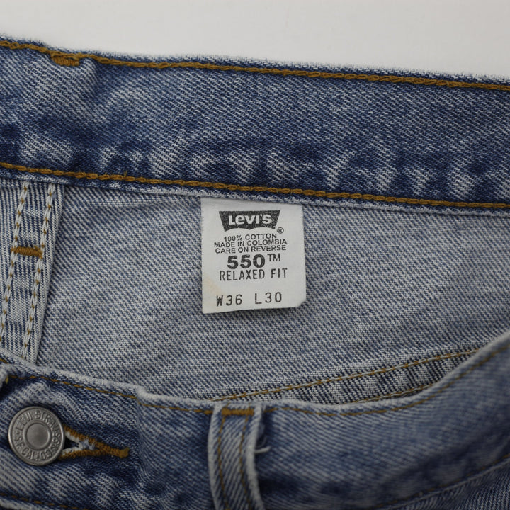 Mens Levis 550 Relaxed Fit Denim Jeans Size W36 L30 | Migration_Jeans - Back View | Fashion Rerun