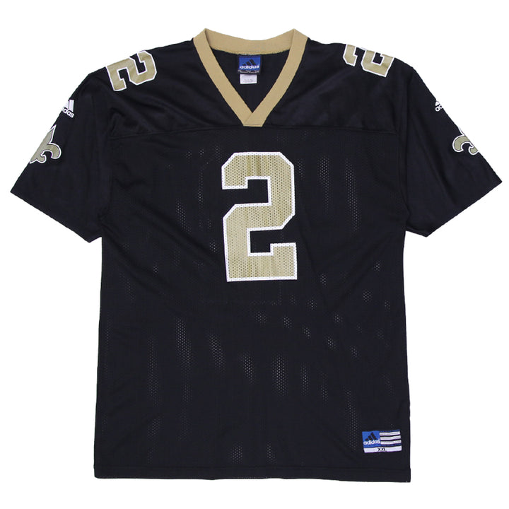 Vintage New Orleans Saints Aaron Brooks #2 Jersey Black Adidas