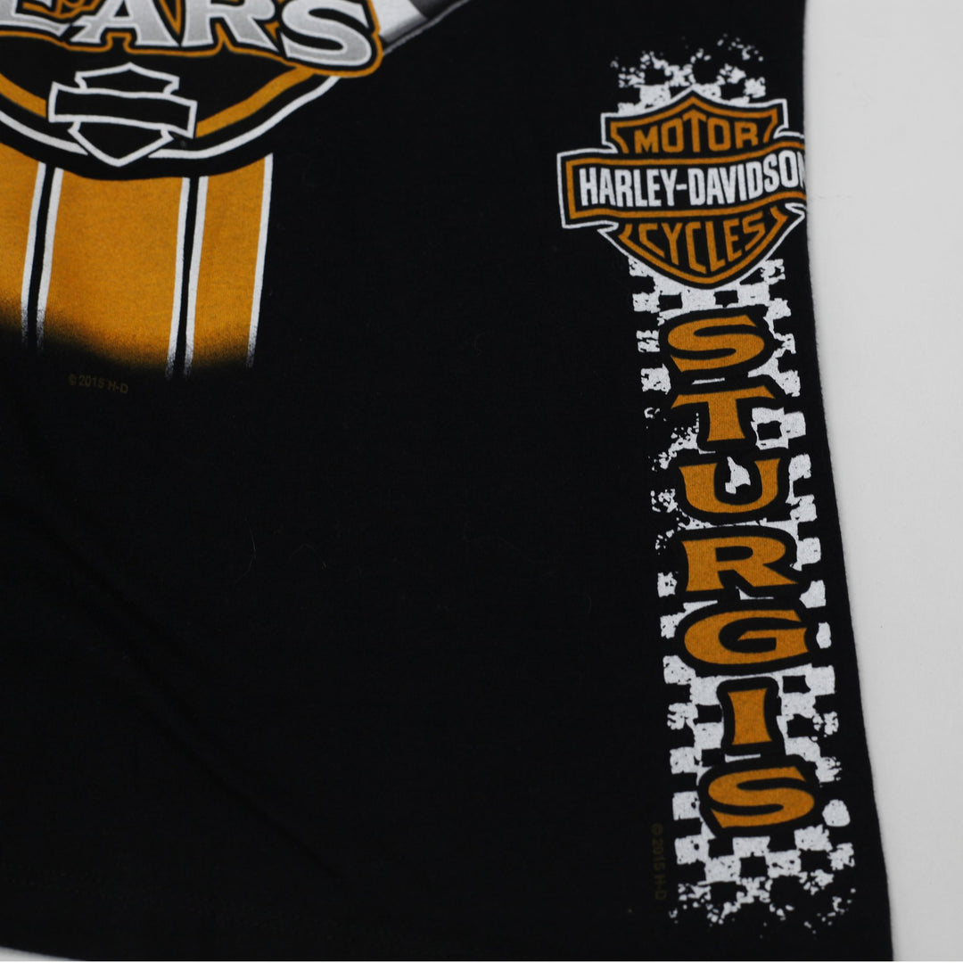 Ladies Harley Davidson Sturgis 75th Anniversary Racing T-Shirt Size M