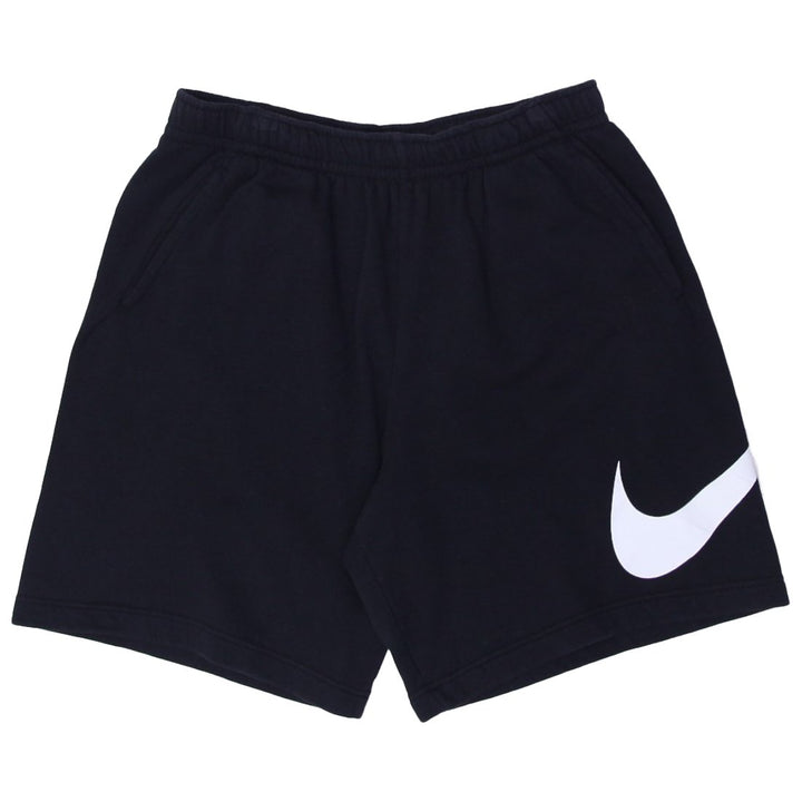 Mens Nike Swoosh Black Sweat Shorts